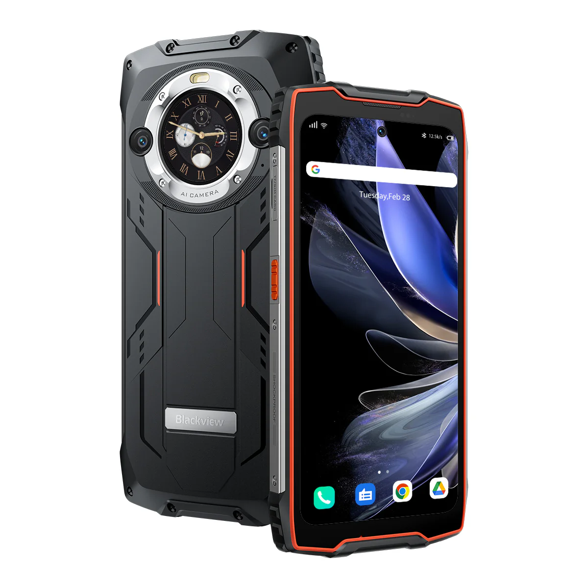 Blackview BV9300 Pro 8/12GB+256GB 6,7-Zoll Haupt- & 1,3-Zoll Rund-Secondary-Display Eingebauter 100LM Taschenlampe 15080mAh 4G Robustes Smartphone - Image 6