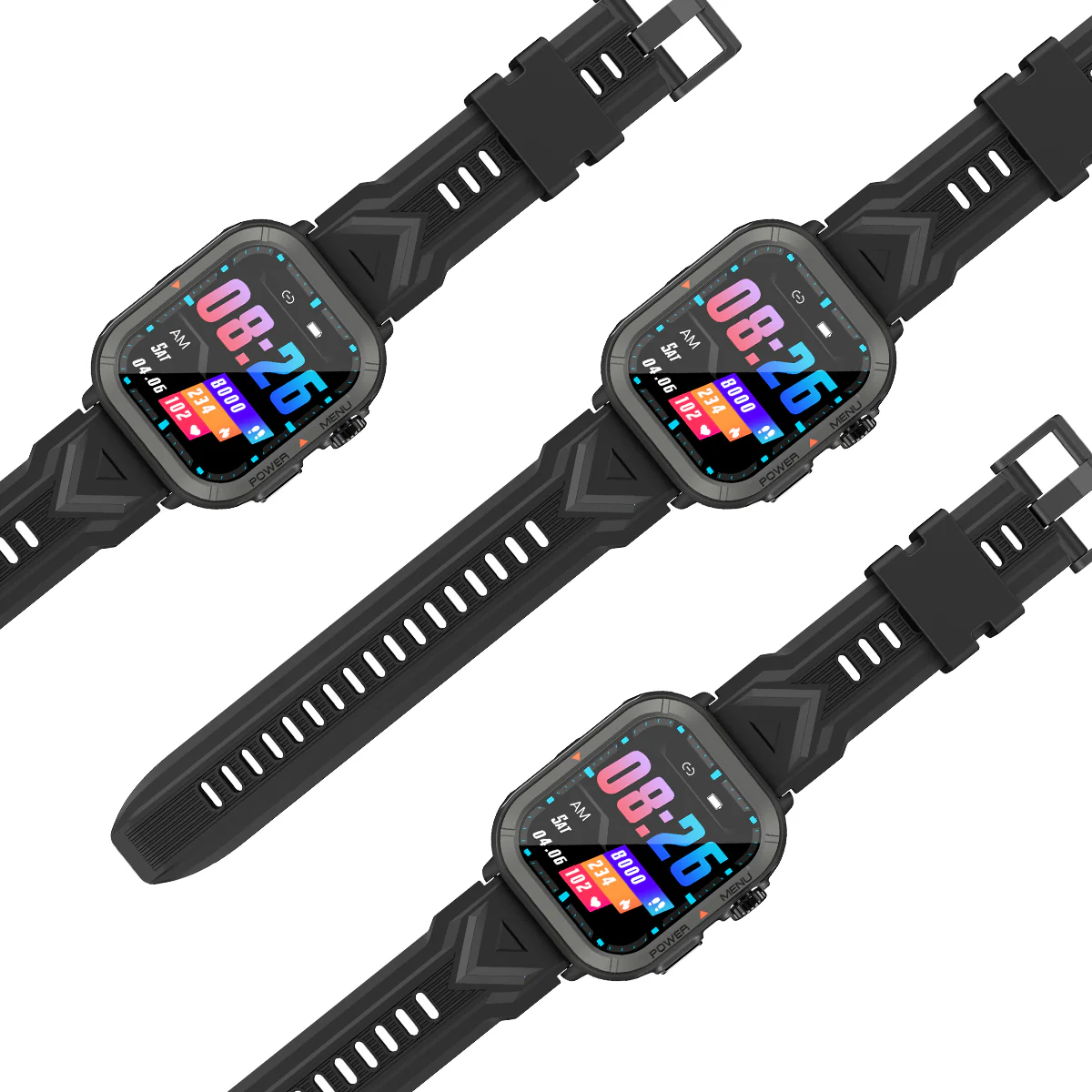 Blackview W30 10 Meter wasserdichte, coole Sport- und Fitness-Smartwatch  - Image 6