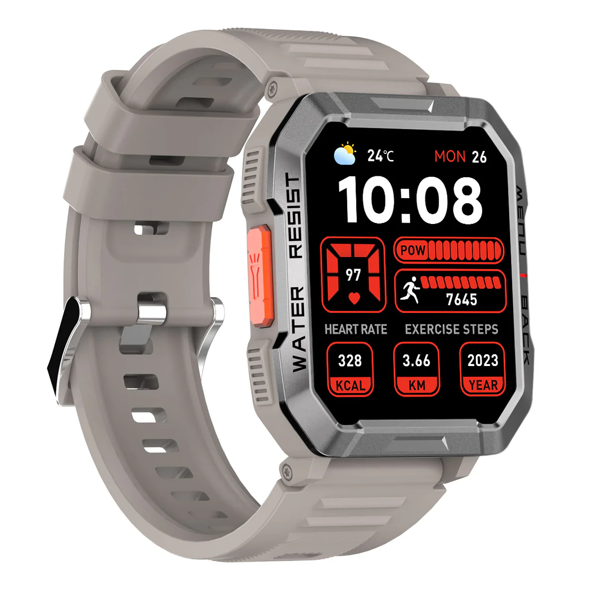 Blackview W60 2,01 Zoll 900 mAh LED-Taschenlampe Campass Outdoor-Smartwatch  - Image 15