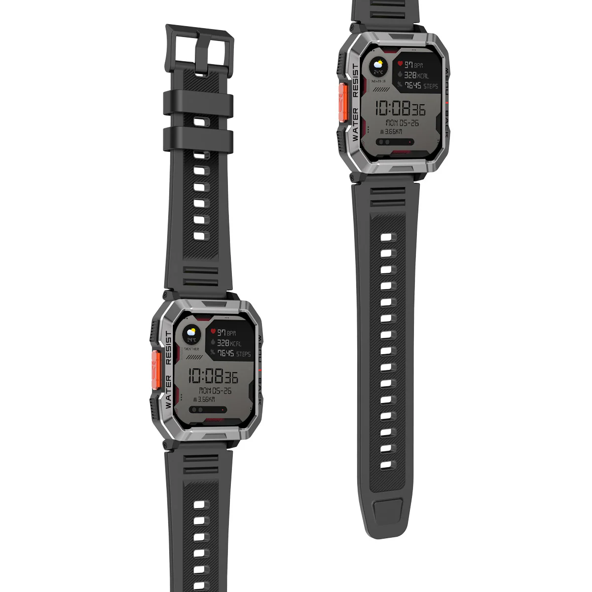 Blackview W60 2,01 Zoll 900 mAh LED-Taschenlampe Campass Outdoor-Smartwatch  - Image 6