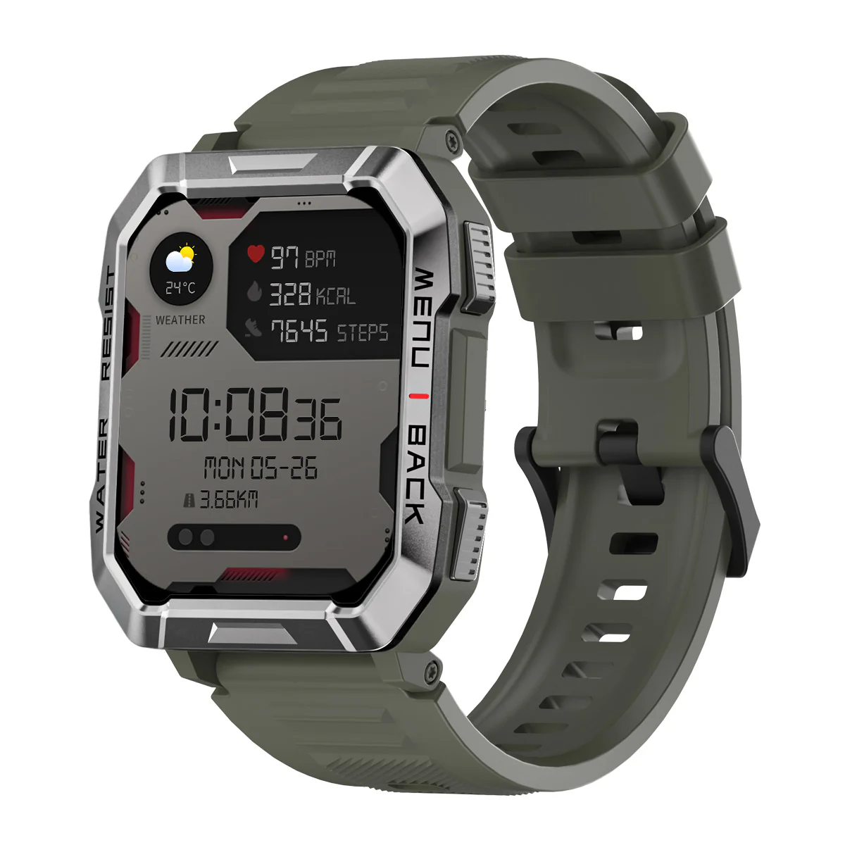 Blackview W60 2,01 Zoll 900 mAh LED-Taschenlampe Campass Outdoor-Smartwatch  - Image 7