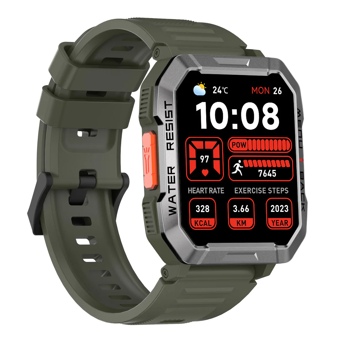 Blackview W60 2,01 Zoll 900 mAh LED-Taschenlampe Campass Outdoor-Smartwatch  - Image 9