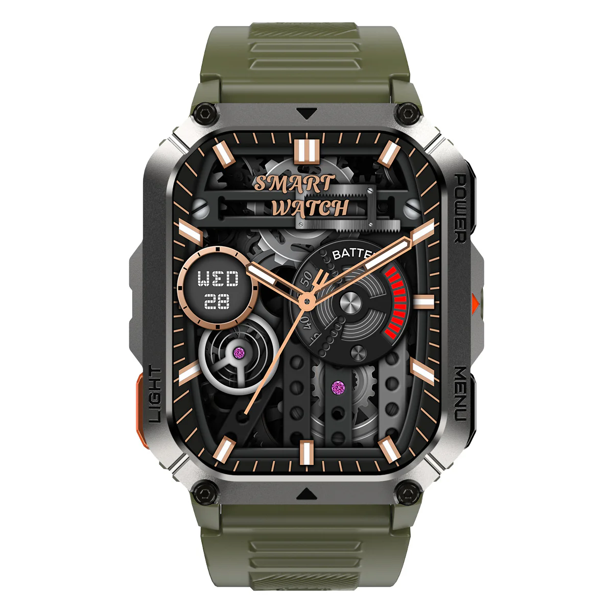 Blackview W70 Pro 2,01-Zoll 900mAh Eingebaute LED-Taschenlampe Outdoor-Sport-Smartwatch - Image 15