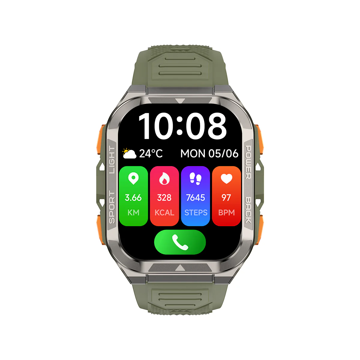 Blackview W80 Pro GPS 1,91-Zoll 900mAh Eingebaute LED-Taschenlampe Outdoor-Sport-Smartwatch - Image 12