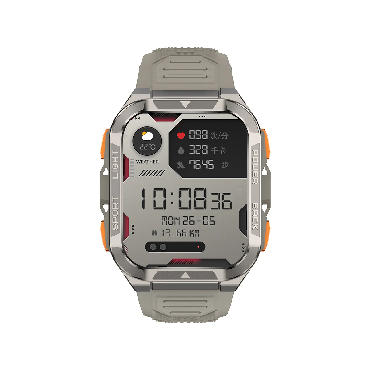 Blackview W80 Pro GPS 1,91-Zoll 900mAh Eingebaute LED-Taschenlampe Outdoor-Sport-Smartwatch - Image 20