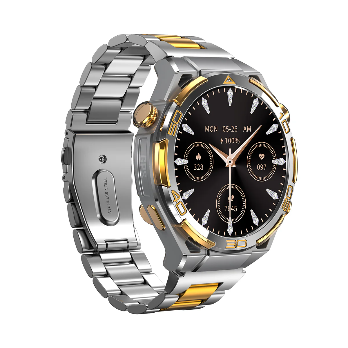 Blackview W90 Pro GPS 1.43-Zoll AMOLED-Bildschirm Eingebaute LED-Taschenlampe Outdoor-Sport-Smartwatch - Image 9